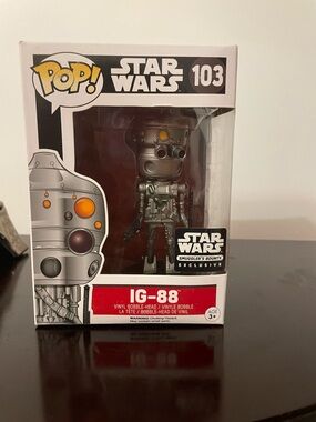 Funko Pop! IG-88 Silver with Orange Accents